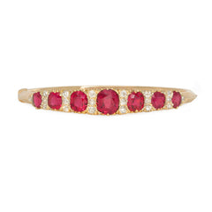 Antique spinel and diamond bracelet