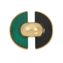 Van Cleef & Arpels, France, malachite and onyx ring