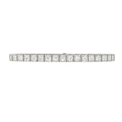 Dreicer Art Deco diamond line bracelet