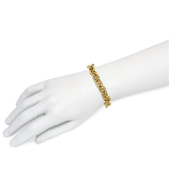 Hermès Paris gold nautical link bracelet