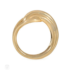 Boucheron estate gold mariner's knot ring