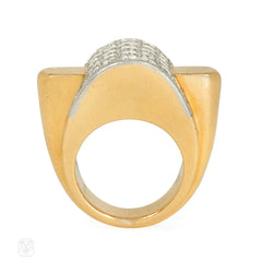 Boucheron, Paris Retro gold and diamond airplane ring