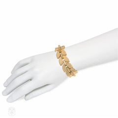 Boucheron Paris Retro gold Palmettes bracelet