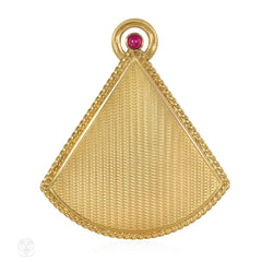 Cartier Retro hand mirror pendant