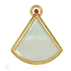 Cartier Retro hand mirror pendant