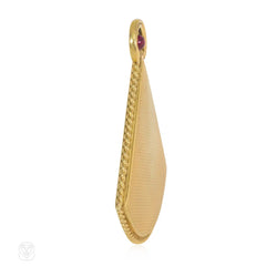 Cartier Retro hand mirror pendant