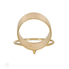 Dinh Van for Cartier gold kinetic ring