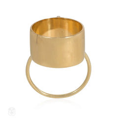 Dinh Van for Cartier gold kinetic ring