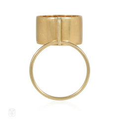 Dinh Van for Cartier gold kinetic ring