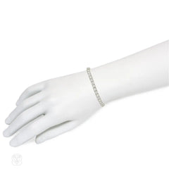 Dreicer Art Deco diamond line bracelet