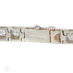 Dreicer Art Deco diamond line bracelet