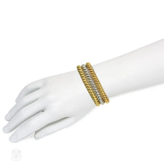 Fred, Paris set of three square gold bracelets