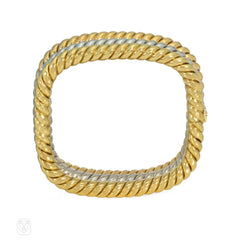 Fred, Paris set of three square gold bracelets