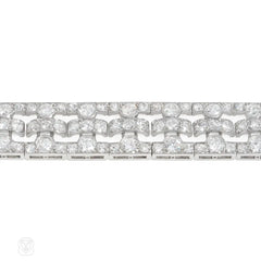 French Art Deco diamond bracelet