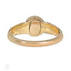 Georgian gold and old mine diamond ring