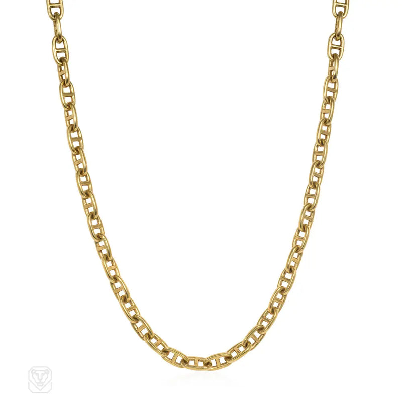 Hermès France Anchor Chain Necklace