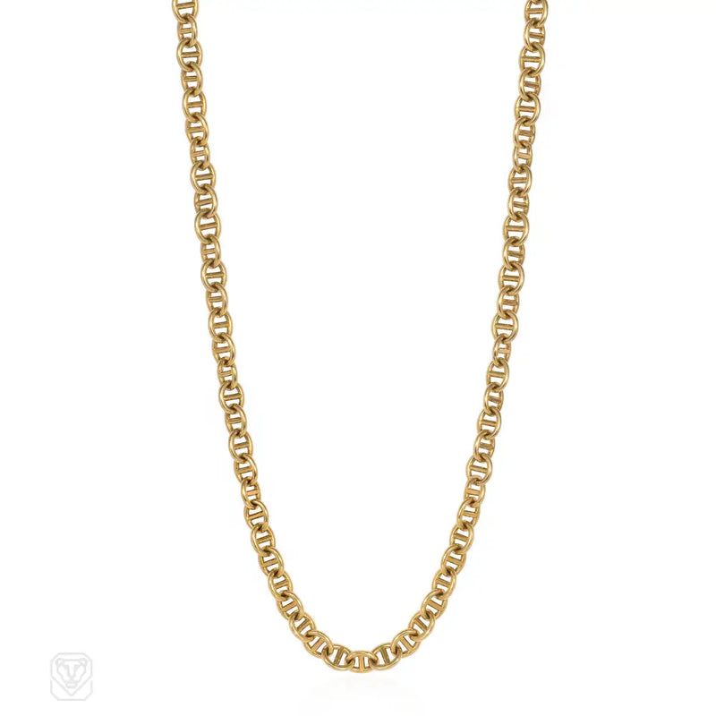 Hermès Paris Gold Nautical Link Chain