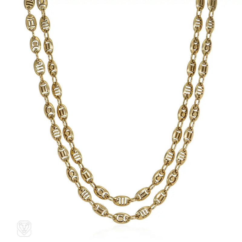 Jean Paris Gold Zodiac Chain