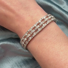 French Art Deco diamond bracelet