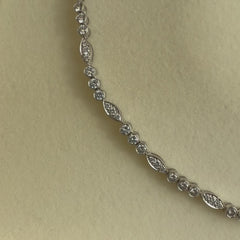 Cartier Paris diamond and platinum necklace