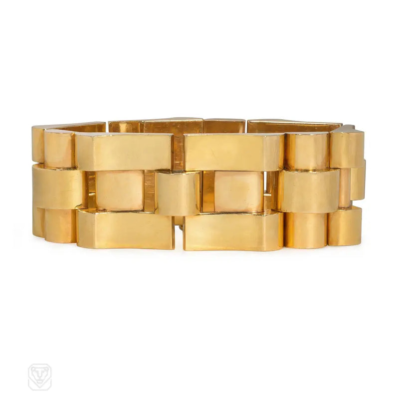 Retro French Geometric Trank Bracelet