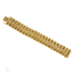 Rose gold curblink bracelet