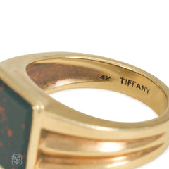 Tiffany Retro bloodstone signet ring