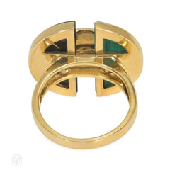 Van Cleef & Arpels, France, malachite and onyx ring