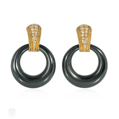 Van Cleef & Arpels Mid-century Multi-hoop doorknocker earrings