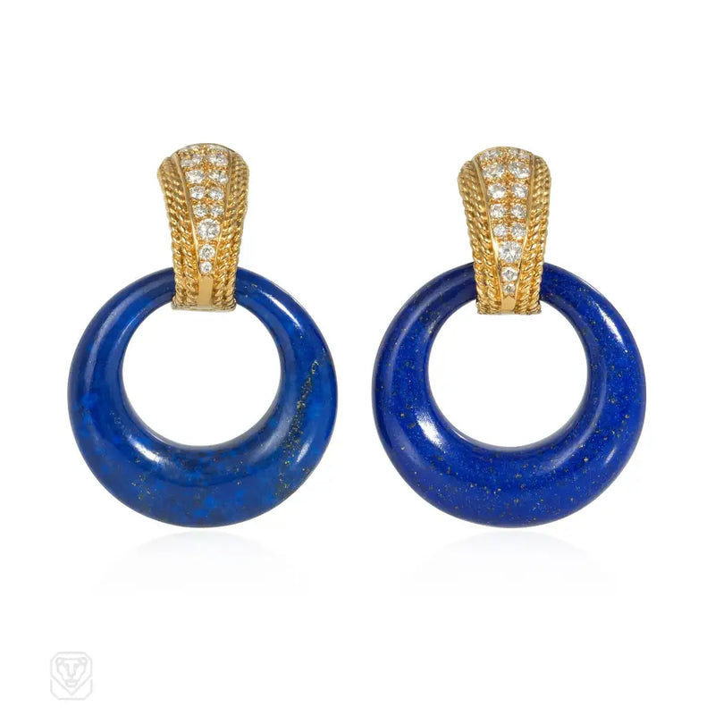 Van Cleef & Arpels Mid-century Multi-hoop doorknocker earrings