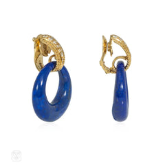 Van Cleef & Arpels Mid-century Multi-hoop doorknocker earrings