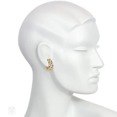 Van Cleef & Arpels multi-gem earrings